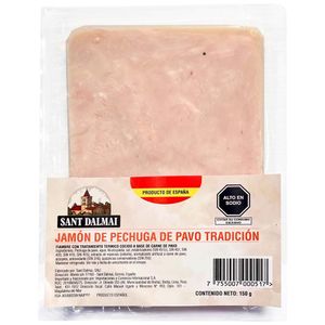 Pechuga de Pavo Tradicional SANT DALMAI Paquete 150g
