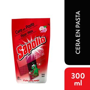 Cera en Pasta Roja SAPOLIO Paquete 300ml