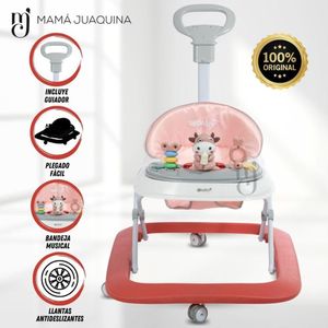 Andador con Bandeja Musical «FALL GUYS» Red