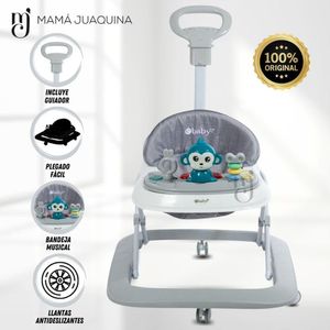 Andador con Bandeja Musical «FALL GUYS» Gray