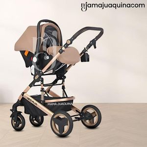 Coche Moisés Travel System «GRAND LUMIERE» Porta Bebé Beige