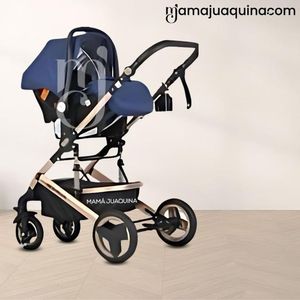 Coche Travel System «GRAND LUMIERE» con Porta Bebé Blue