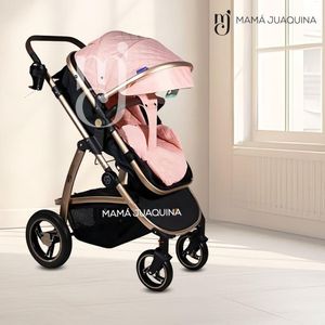 Coche Moisés Travel System «SPEED PRINCE» Porta bebé Pink