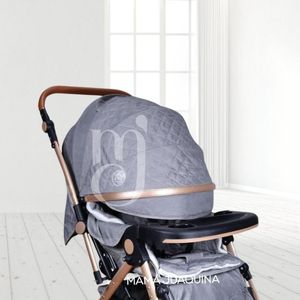 Coche Cuna De Lujo «ROMANI» Gray
