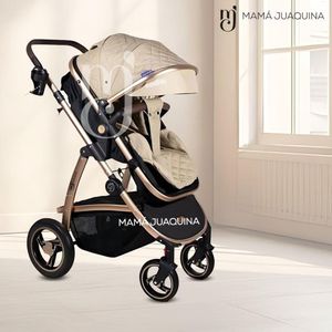 Coche Moisés Travel System «SPEED PRINCE» Porta bebé Beige