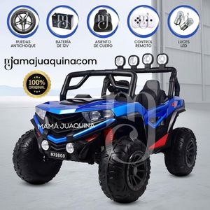 Carro a Batería 4 x 4 King «UTV VOLTAGE» Todo Terreno Blue