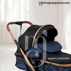 Coche Moisés Travel System «RONDA PRIME» con Porta bebé Blue