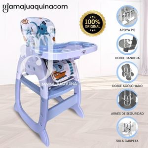 Silla de Comer Edición Limitada «GATTITO II» Light Blue