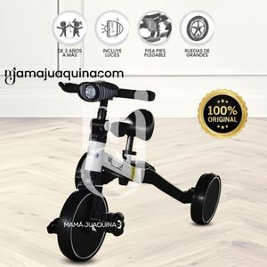 Triciclo Chavito para Niños «VOLTIN» de Lujo Black