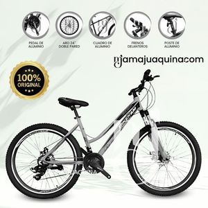 Bicicleta Deportiva Aro 24 «AURA NITRO» de Lujo Gray