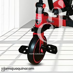 Triciclo Guiador para Niños «RODIN» de Lujo Red