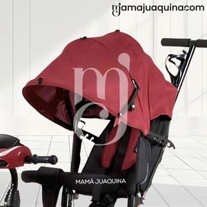 Triciclo Guiador Giratorio Voyage «LIGEND» Red