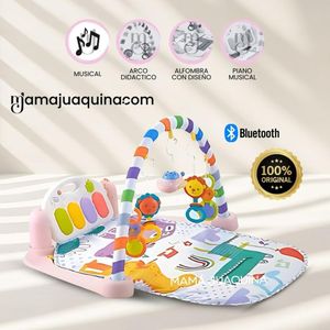 Gimnasio para Bebés con Bluetooth y Alfombra «MATT» Pink