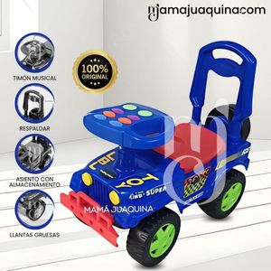 Correpasillo Buggy Jeep «TROY» con Timon Musical Blue