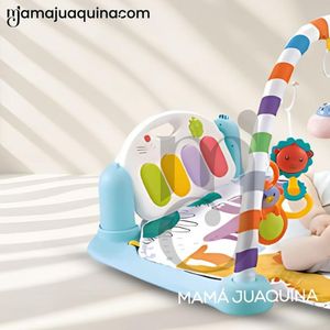 Gimnasio para Bebés con Bluetooth y Alfombra «MATT» Blue