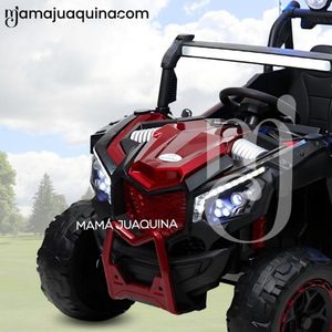 Carro a batería 4X4 «RANGOV» Musical con Luces LED Red