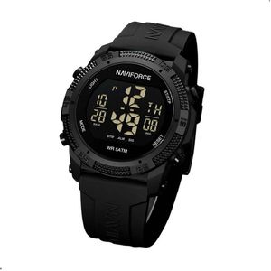 Reloj Pulsera Naviforce 7104 Pantalla Digital Lcd Deportivo
