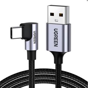 Cable Carga Rapida 90° Usb A - Tipo C 3.0 3a Ugreen 2metros