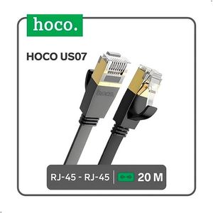 Cable Internet Red Rj45 Hoco Us07 De Cobre Puro Cat 6 De 20 Mts