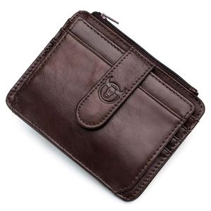 Billetera Tarjetero Bullcaptain Cuero Con Bloqueo Rfid Cuero