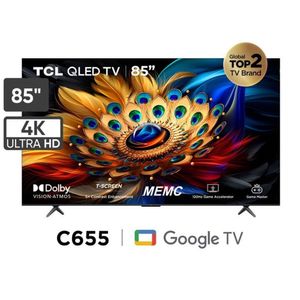 Televisor QLED 85 TCL UHD 4K Smart TV 85C655