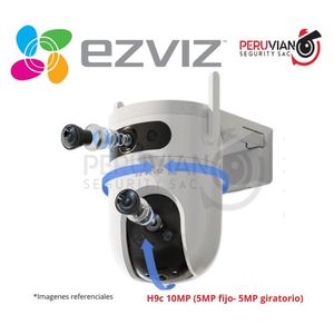 Cámara H9c 10MP - 3K 5mp fijo y 5mp giratorio