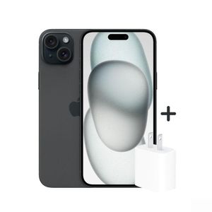 iphone 15 128GB (CHIP FISICO) + Dado 20W - NEGRO.