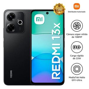 XIAOMI REDMI 13X 8GB+256GB - NEGRO