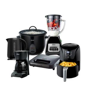 Combo Oster Licuadora+Hervidor+Arrocera+Sandwichera+Cafetera+Freidora