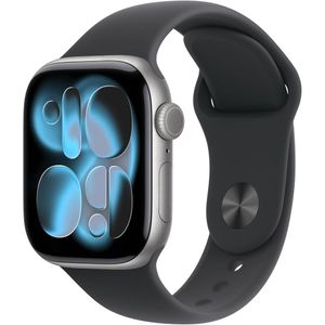 Apple Watch Series 11 Space Gray Aluminio (GPS 42mm) + Sport Band Black S-M