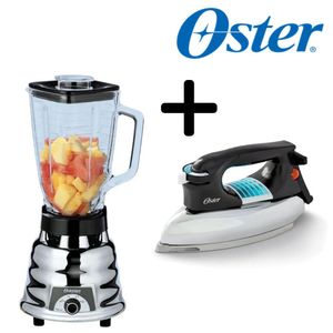 Combo Oster Licuadora 250-22 600 W + Plancha Pesada GCSTBV4119