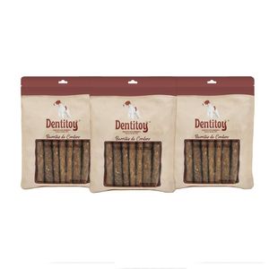Barritas de Cordero Dentitoy Bolsa 15 unid Pack x 3