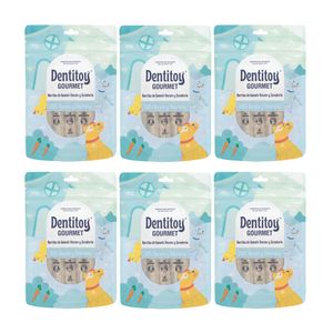 Barritas de Vacuno y Zanahoria Dentitoy Gourmet Bolsa 6 unid Pack x 6