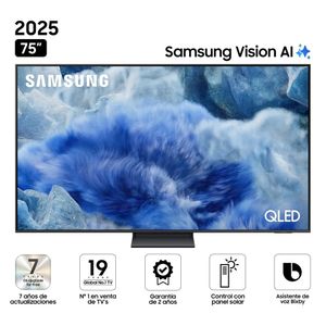 Televisor Samsung 75" 4K QLED Q8F Visión AI QN75Q8FAAG (2025)