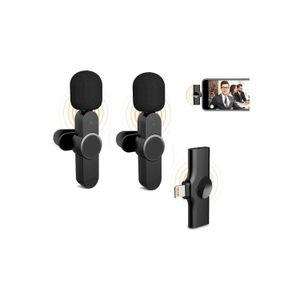 Micrófono inalambrico Lavalier K11 Dual Tipo Iphone