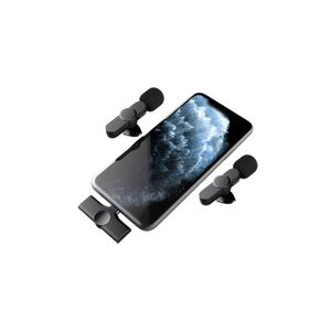 Micrófono inalambrico Lavalier K11 Dual Tipo Iphone