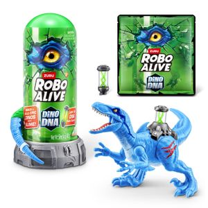 Set De Juego Dino Adn Robo Alive Velocisaurus Azul