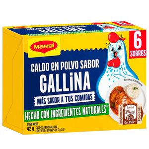 Caldo en Polvo MAGGI Sabor a Gallina Caja 42g