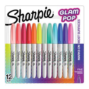Marcadores SHARPIE Glam Pop Surtidos X12