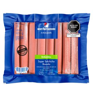 Super Salchicha Rosada SAN FERNANDO Paquete 920g