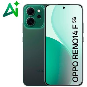 Smartphone OPPO Reno 14F 6.57" 12GB 256GB Verde Luminoso