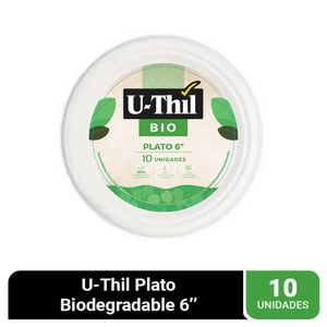 Platos U-THIL 6'' BIO Pack 10un