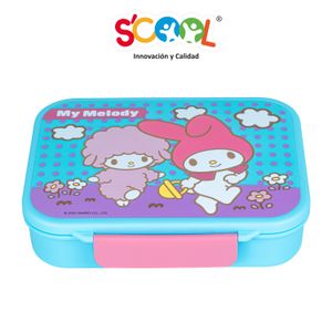 Taper Scool Bento 6 Divisiones 1 Broche My Melody