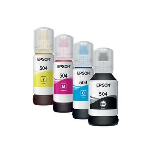 Tintas Epson T504 Colores y Negro