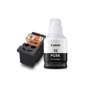 Kit de Cabezal y Tinta Canon GI-10 y BH-10 Negro