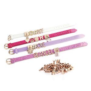 Set De Pulseras So Beads Rose Gold Message Bands
