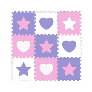 Piso Alfombra Benic Eva Puzzle Hearts Eva 30 X 30 Cm