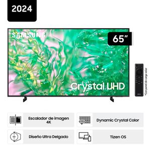 Televisor SAMSUNG CRYSTAL UHD 65" UHD 4K Smart TV UN65DU8000GXPE