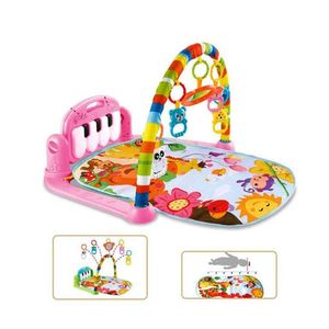 Gimnasio Con Piano Para Patear Y Jugar Rosado