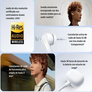 Audifonos Xiaomi  Redmi Buds 5 Pro Version Global - Blanco